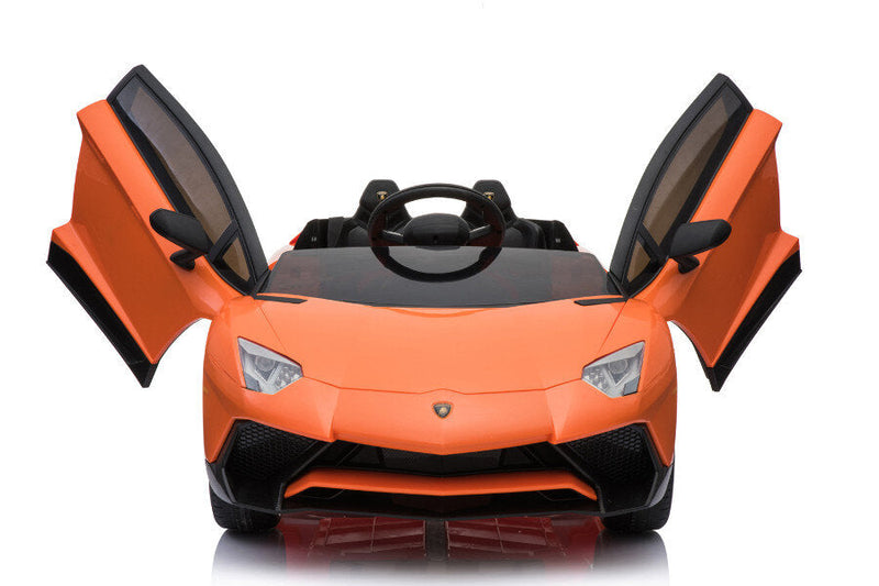 Lizenziertes Lamborghini Aventador Kinderauto in Orange
