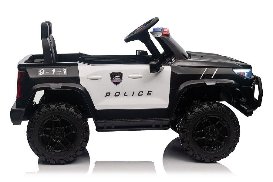 Polizei Elektro-Kinderauto 24V, 2-Sitzer, Allrad, mit Fernbedienung