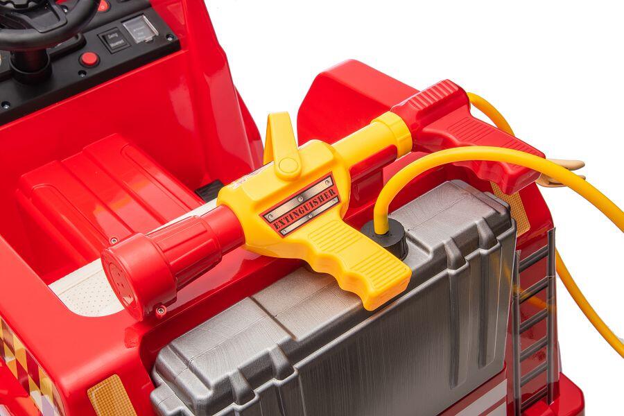 Feuerwehr Elektro-Kinderauto 12V, Allrad, mit Sirene, mit Fernbedienung
