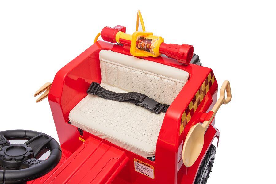Feuerwehr Elektro-Kinderauto 12V, Allrad, mit Sirene, mit Fernbedienung