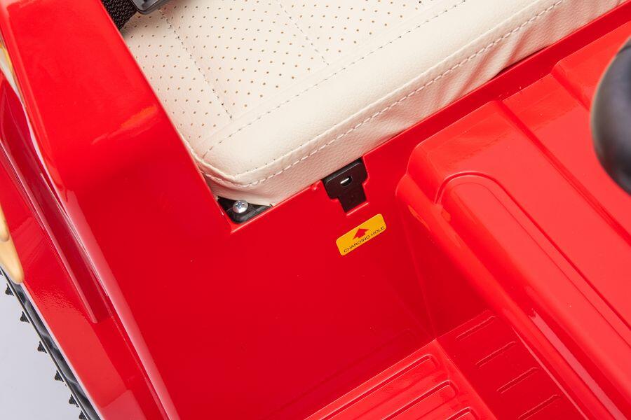 Feuerwehr Elektro-Kinderauto 12V, Allrad, mit Sirene, mit Fernbedienung