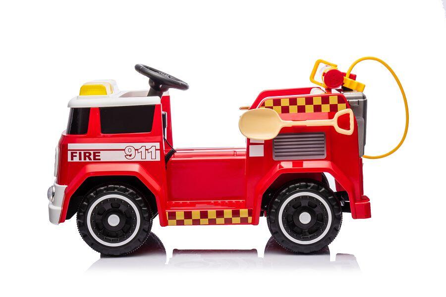 Feuerwehr Elektro-Kinderauto 12V, Allrad, mit Sirene, mit Fernbedienung