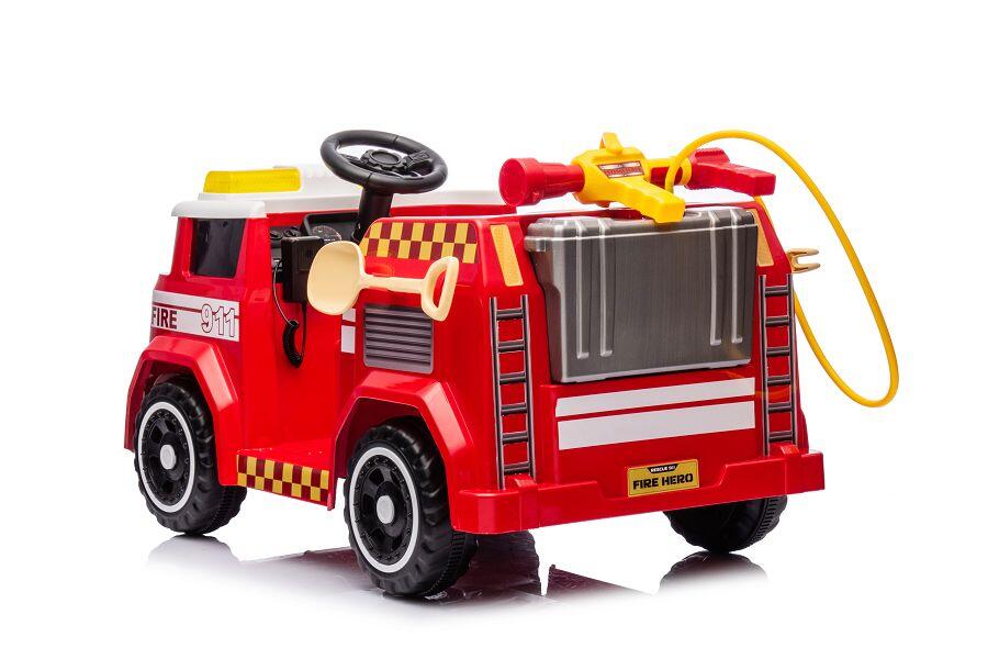 Feuerwehr Elektro-Kinderauto 12V, Allrad, mit Sirene, mit Fernbedienung