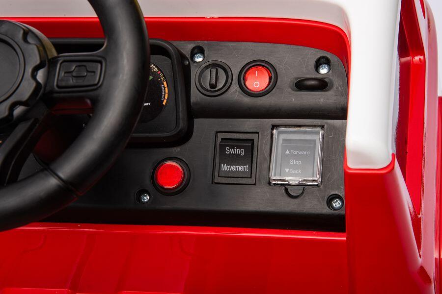 Feuerwehr Elektro-Kinderauto 12V, Allrad, mit Sirene, mit Fernbedienung