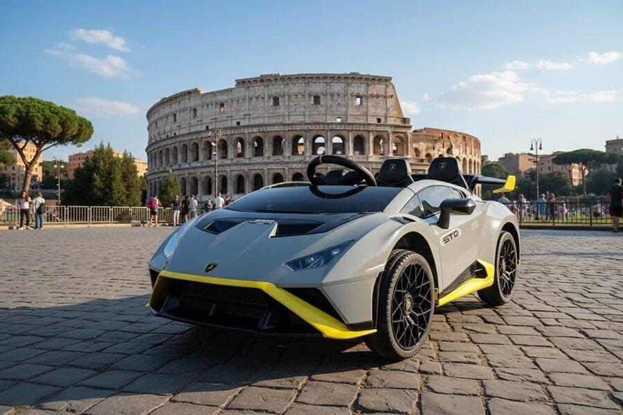 Lamborghini Huracan STO Drift Elektro-Kinderauto 24V, mit Fernbedienung