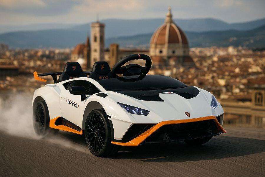 Lamborghini Huracan STO Drift Elektro-Kinderauto 24V, mit Fernbedienung