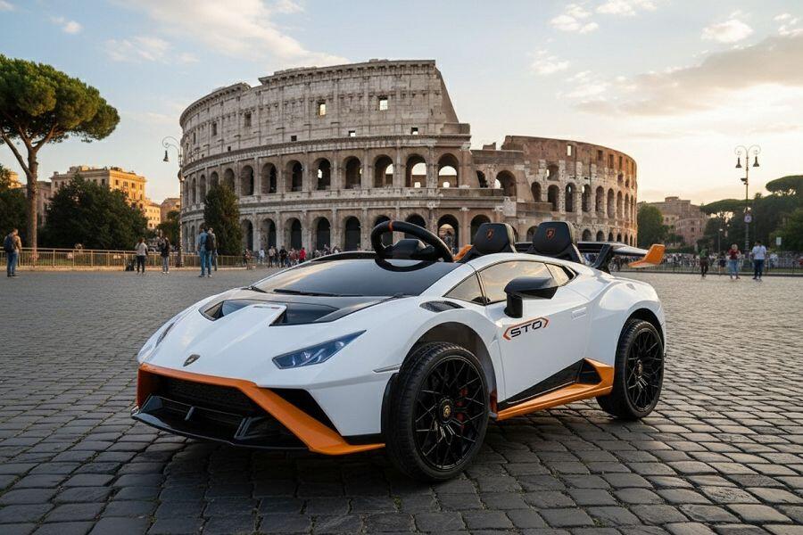 Lamborghini Huracan STO Drift Elektro-Kinderauto 24V, mit Fernbedienung