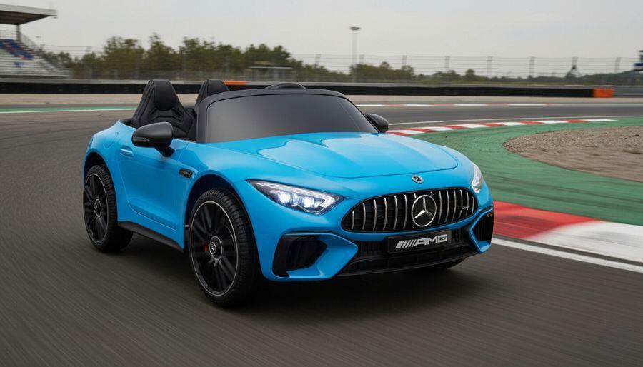 Mercedes SL63 AMG Elektro-Kinderauto 24V, Allrad, lackiert, mit Fernbedienung