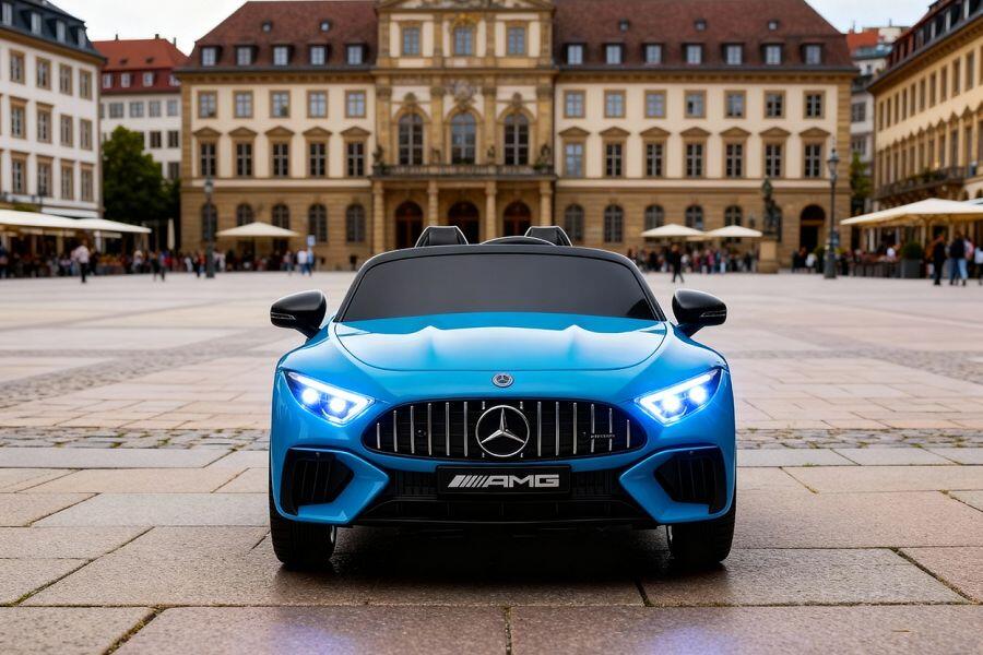 Mercedes SL63 AMG Elektro-Kinderauto 24V, Allrad, lackiert, mit Fernbedienung