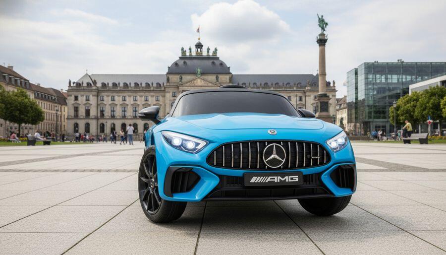 Mercedes SL63 AMG Elektro-Kinderauto 24V, Allrad, lackiert, mit Fernbedienung