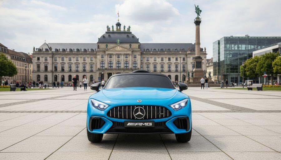 Mercedes SL63 AMG Elektro-Kinderauto 24V, Allrad, lackiert, mit Fernbedienung
