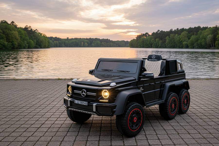 Mercedes G63 AMG 6x6 Elektro-Kinderauto 12V, Allrad, mit Fernbedienung