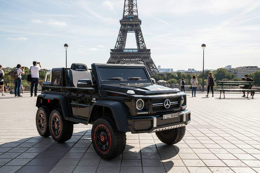 Mercedes G63 AMG 6x6 Elektro-Kinderauto 12V, Allrad, mit Fernbedienung