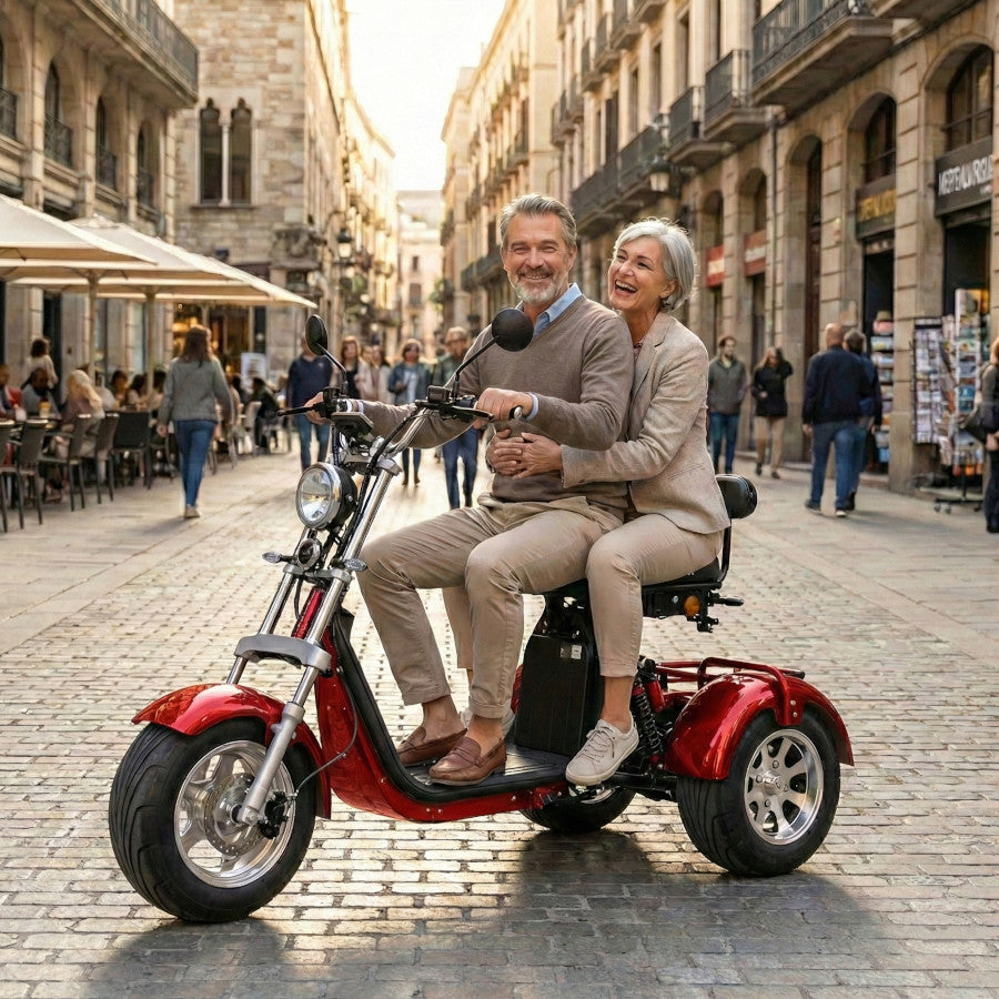 Coco Bike E-Trike 60V 2000W, ca. 70 km Reichweite, mit Straßenzulassung