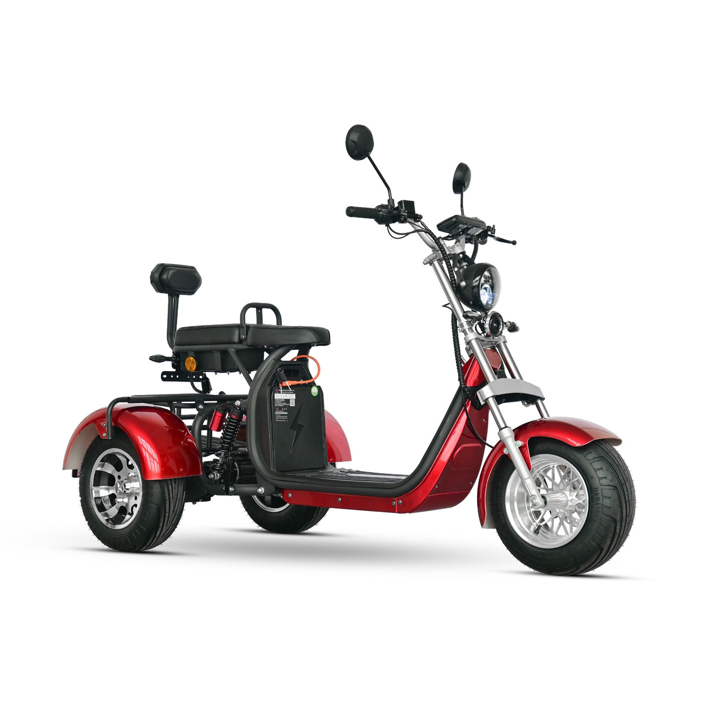 Coco Bike E-Trike 60V 2000W, ca. 70 km Reichweite, mit Straßenzulassung