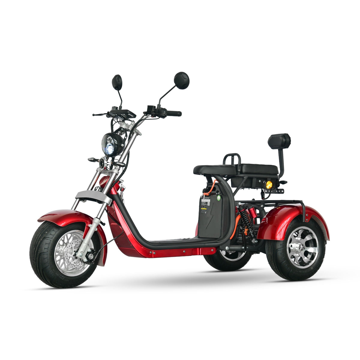 Coco Bike E-Trike 60V 2000W, ca. 70 km Reichweite, mit Straßenzulassung