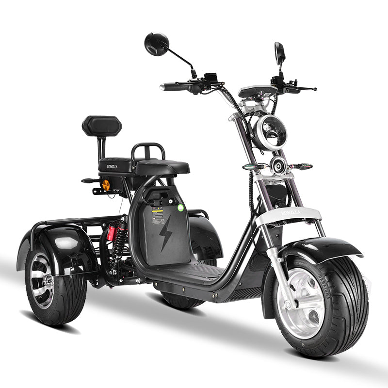Coco Bike E-Trike 60V 2000W, ca. 70 km Reichweite, mit Straßenzulassung