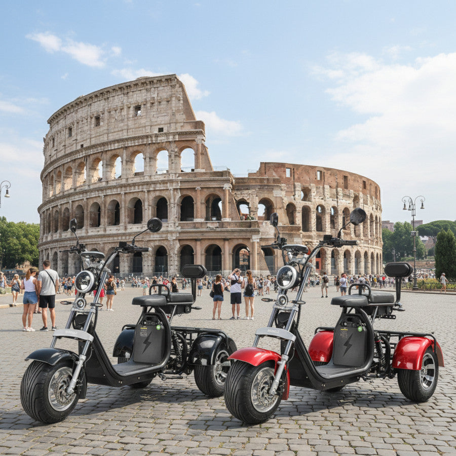 Coco Bike E-Trike 60V 2000W, ca. 70 km Reichweite, mit Straßenzulassung