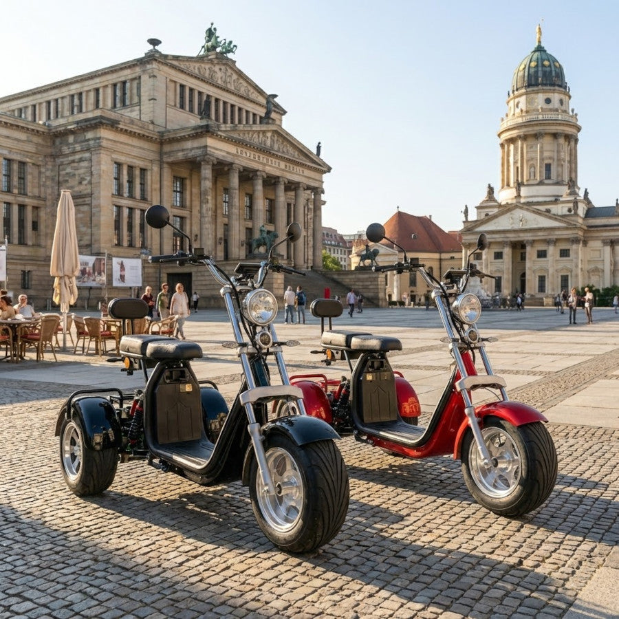 Coco Bike E-Trike 60V 2000W, ca. 70 km Reichweite, mit Straßenzulassung