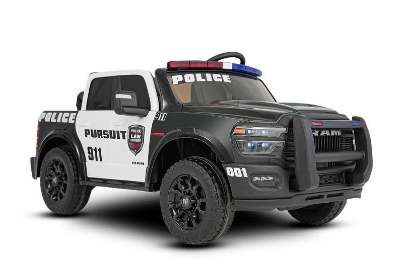 Polizei Dodge RAM 2500 Rebel Elektro-Kinderauto 24V, 2-Sitzer