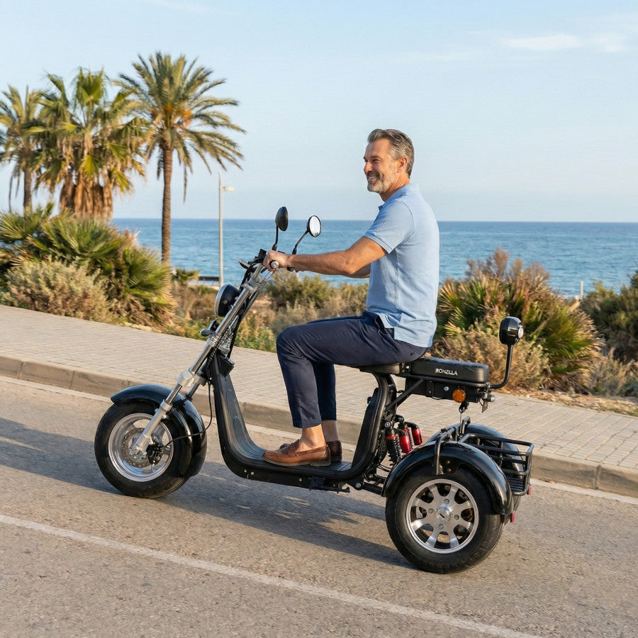 Coco Bike E-Trike 60V 2000W, ca. 70 km Reichweite, mit Straßenzulassung