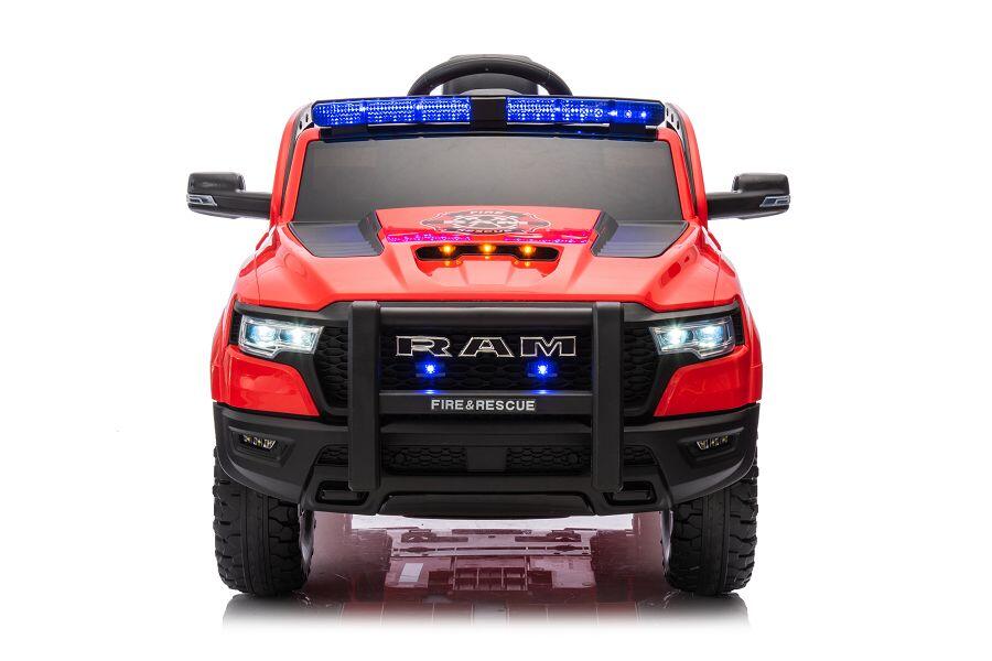 Feuerwehr Dodge RAM Elektro-Kinderauto 12V, Allrad, mit Sirene, mit Fernbedienung