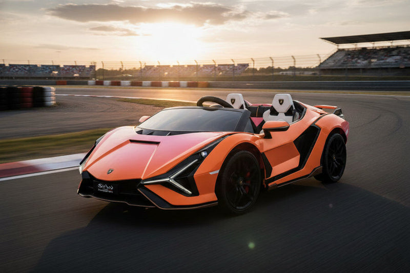 Lamborghini Sian Elektro-Kinderauto 24V, 2-Sitzer, Allrad, mit Fernbedienung