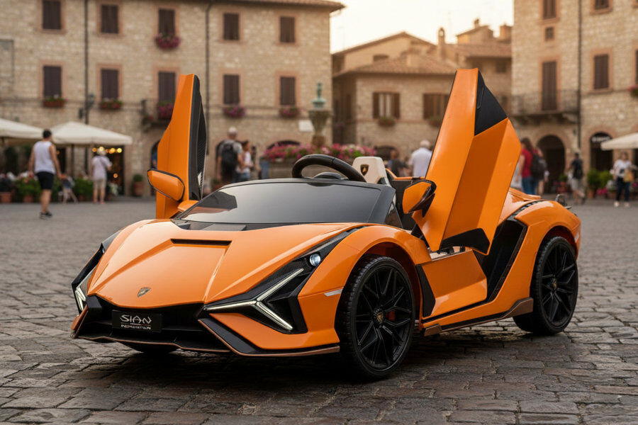 Lamborghini Sian Elektro-Kinderauto 24V, 2-Sitzer, Allrad, mit Fernbedienung