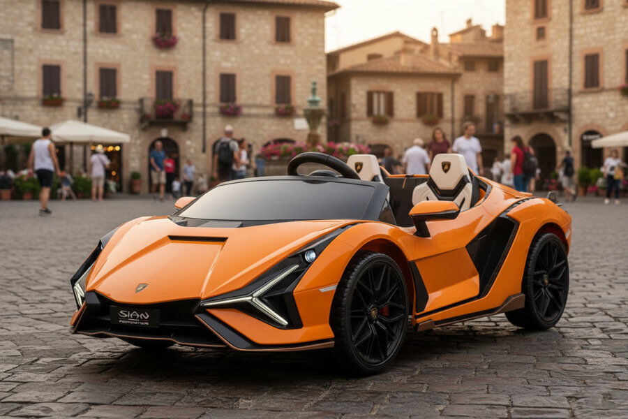 Lamborghini Sian Elektro-Kinderauto 24V, 2-Sitzer, Allrad, mit Fernbedienung