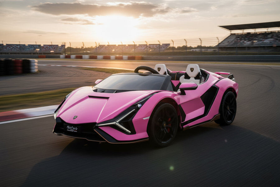 Lamborghini Sian Elektro-Kinderauto 24V, 2-Sitzer, Allrad, mit Fernbedienung