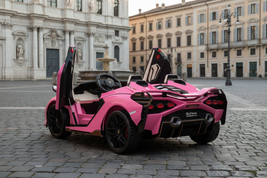 Lamborghini Sian Elektro-Kinderauto 24V, 2-Sitzer, Allrad, mit Fernbedienung