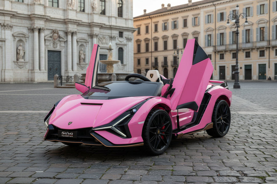 Lamborghini Sian Elektro-Kinderauto 24V, 2-Sitzer, Allrad, mit Fernbedienung