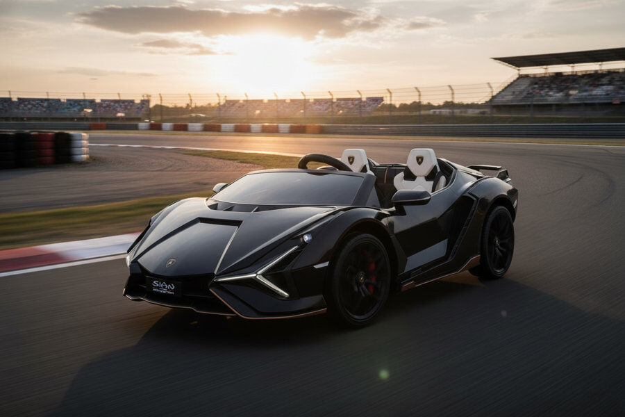Lamborghini Sian Elektro-Kinderauto 24V, 2-Sitzer, Allrad, mit Fernbedienung