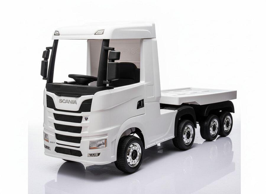 Scania R Series Elektro-Kinder-LKW 24V, mit Anhänger, mit Fernbedienung