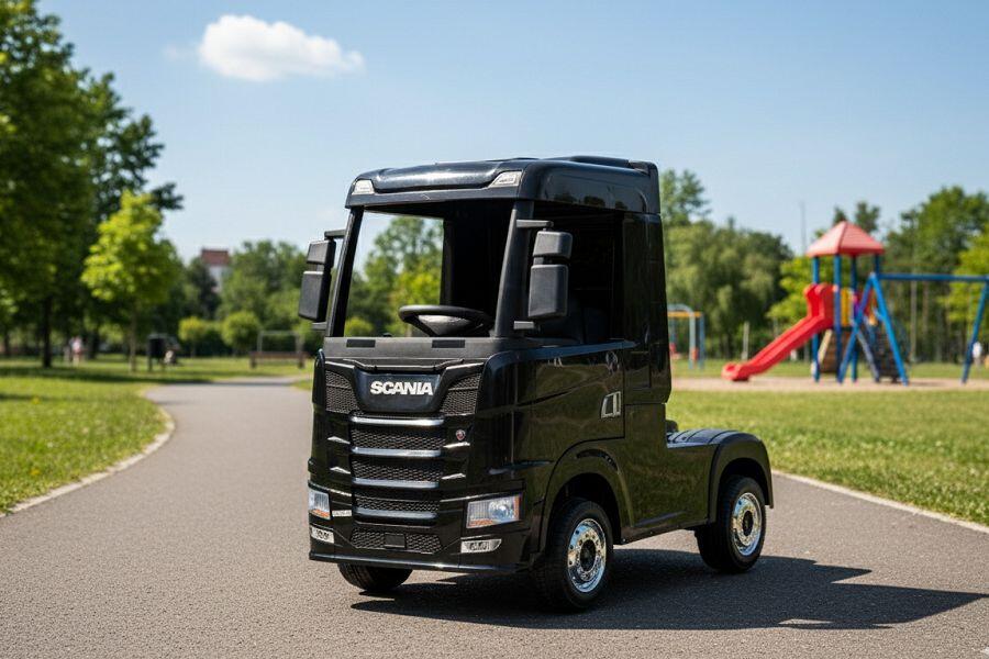 Scania R Series Elektro-Kinder-LKW 24V, mit Anhänger, mit Fernbedienung