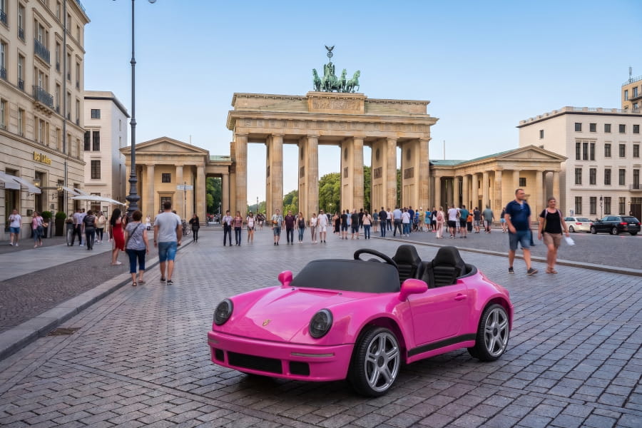 Porsche RUF Elektro-Kinderauto 24V, 2-Sitzer, Brushless, mit Fernbedienung