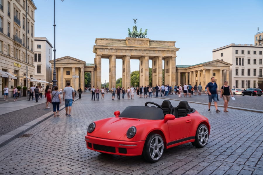 Porsche RUF Elektro-Kinderauto 24V, 2-Sitzer, Brushless, mit Fernbedienung