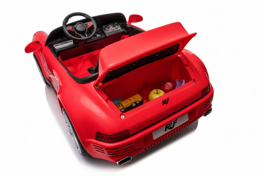 Porsche RUF Elektro-Kinderauto 24V, 2-Sitzer, Brushless, mit Fernbedienung