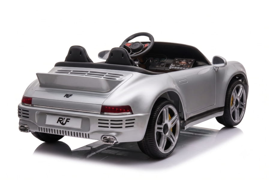 Porsche RUF Elektro-Kinderauto 24V, 2-Sitzer, Brushless, lackiert, mit Fernbedienung