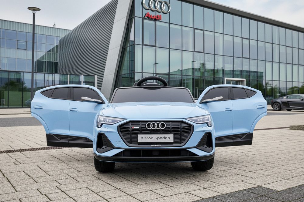 Audi E-Tron Elektro-Kinderauto 12V, Allrad, mit Fernbedienung