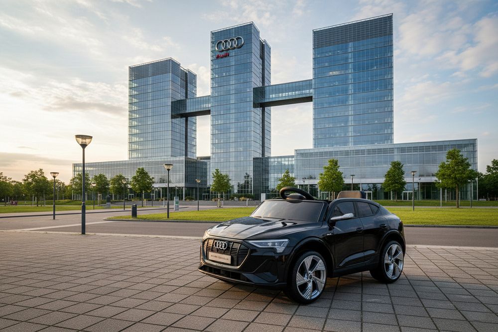 Audi E-Tron Elektro-Kinderauto 12V, Allrad, mit Fernbedienung