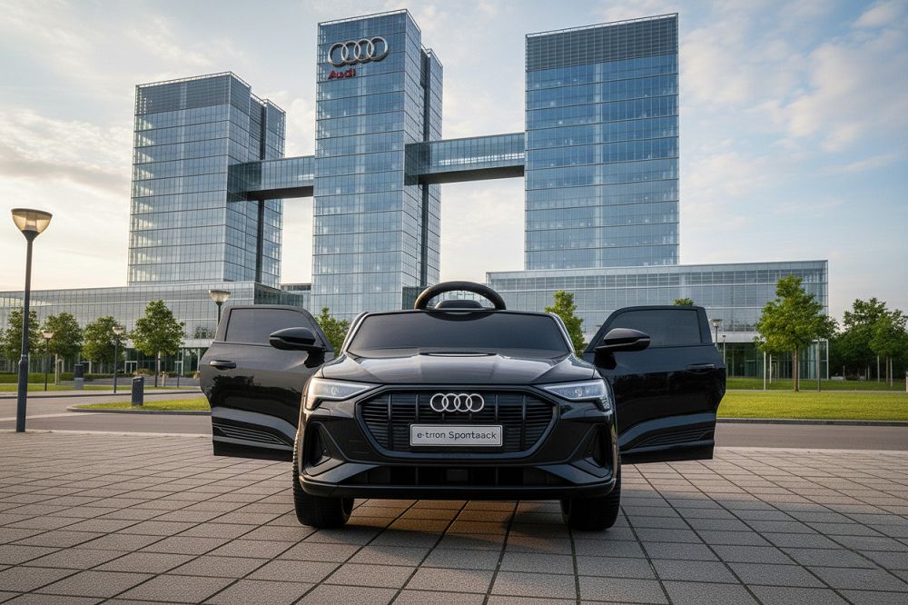 Audi E-Tron Elektro-Kinderauto 12V, Allrad, mit Fernbedienung