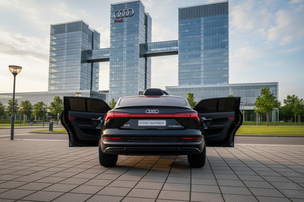 Audi E-Tron Elektro-Kinderauto 12V, Allrad, mit Fernbedienung