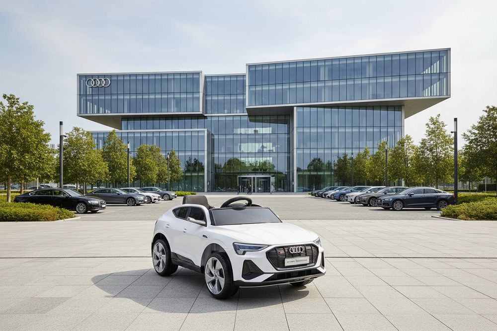Audi E-Tron Elektro-Kinderauto 12V, Allrad, mit Fernbedienung