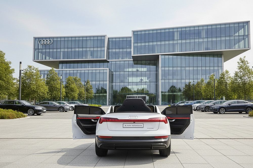 Audi E-Tron Elektro-Kinderauto 12V, Allrad, mit Fernbedienung