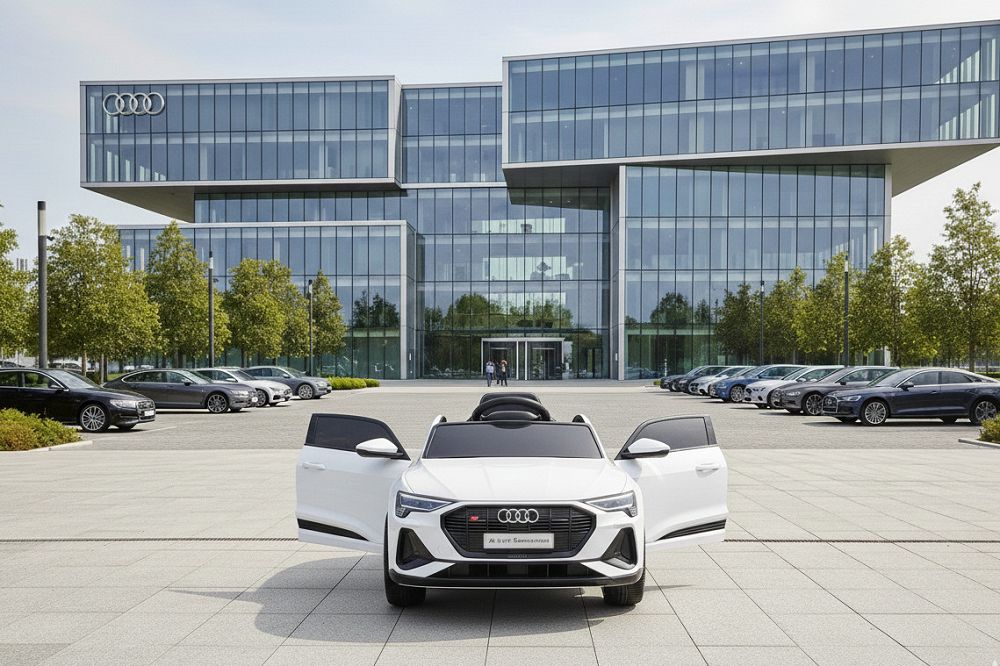 Audi E-Tron Elektro-Kinderauto 12V, Allrad, mit Fernbedienung