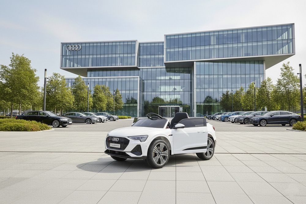 Audi E-Tron Elektro-Kinderauto 12V, Allrad, mit Fernbedienung