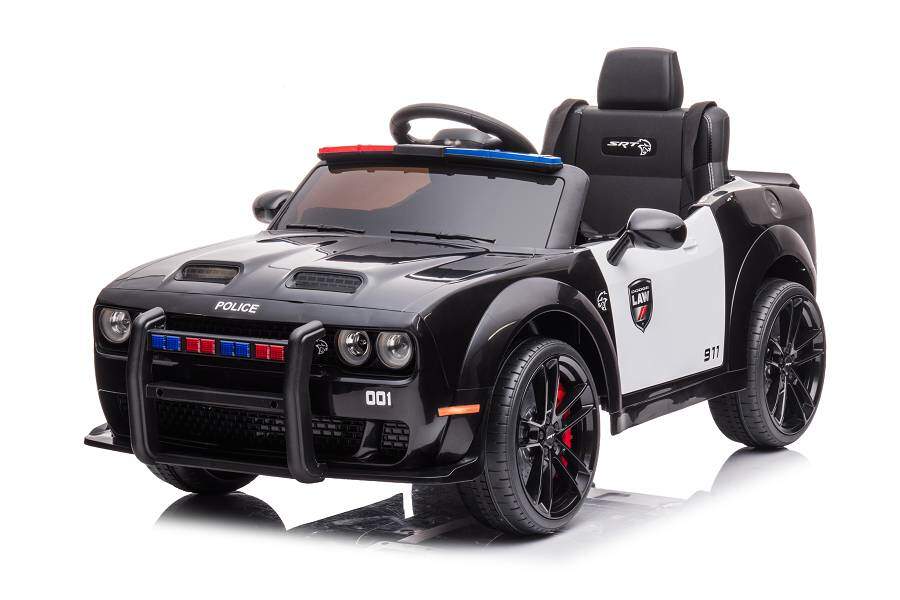 Dodge Challenger Polizei Elektro-Kinderauto 12V, mit Fernbedienung