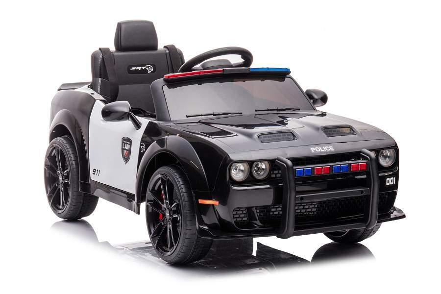 Dodge Challenger Polizei Elektro-Kinderauto 12V, mit Fernbedienung