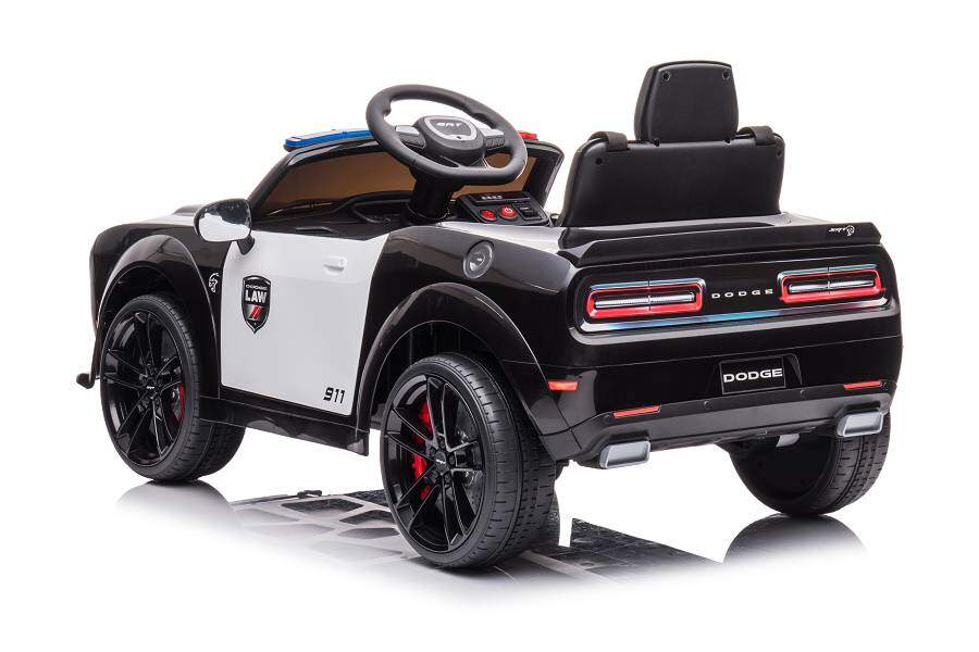 Dodge Challenger Polizei Elektro-Kinderauto 12V, mit Fernbedienung
